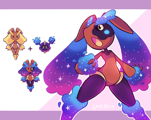 I spent the week designing some Pokefusions :>