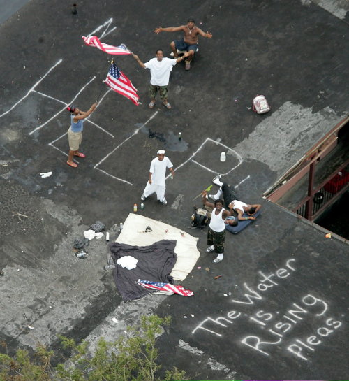 revolutionarykoolaid:  huffingtonpost:  These Are The Forgotten Images Of Hurricane Katrina When Hurricane Katrina pounded the Gulf Coast in 2005, photojournalists captured things nobody ever thought they’d see in a major U.S. city: homes submerged,