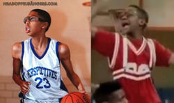 nbadoppelgangers:  Steve Urkel | Anthony