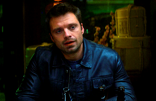 unearthlydust:BUCKY BARNES TRYING TO SMILE IN THE FALCON AND THE WINTER SOLDIER (2021)