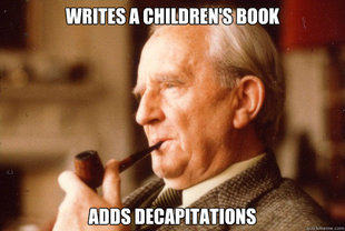 a-fiendish-thingy:gunmetalskies:Badass Tolkien meme.Because Tolkien was a god.