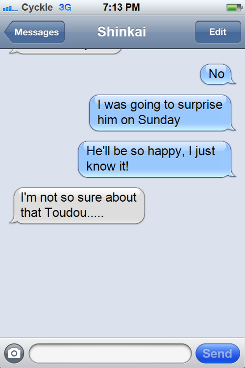 textswhilecyckling:  Toudou’s a man that knows how to plan ahead.