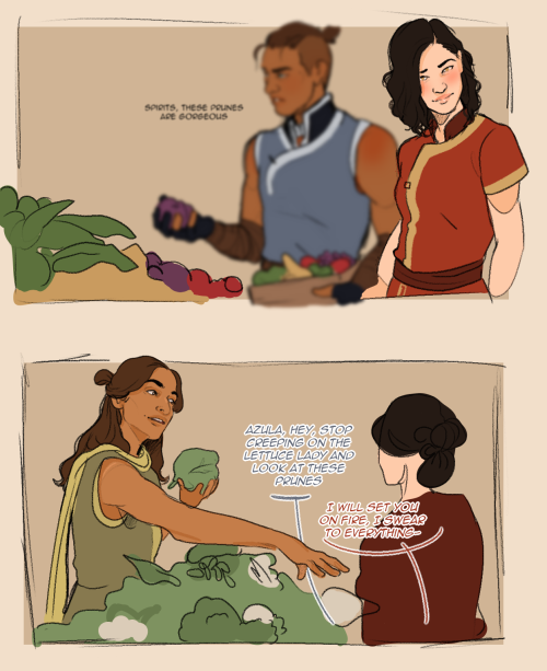 pencilscratchins:  im sorry for the scratchy art, i just had to talk about redemption arc azula’s first real crush and the return of sokka’s awful wingman power [ref]