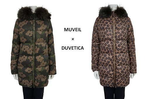 GALLERY MUVEIL — MUVEIL × DUVETICAコラボダウンジャケットが入荷しました