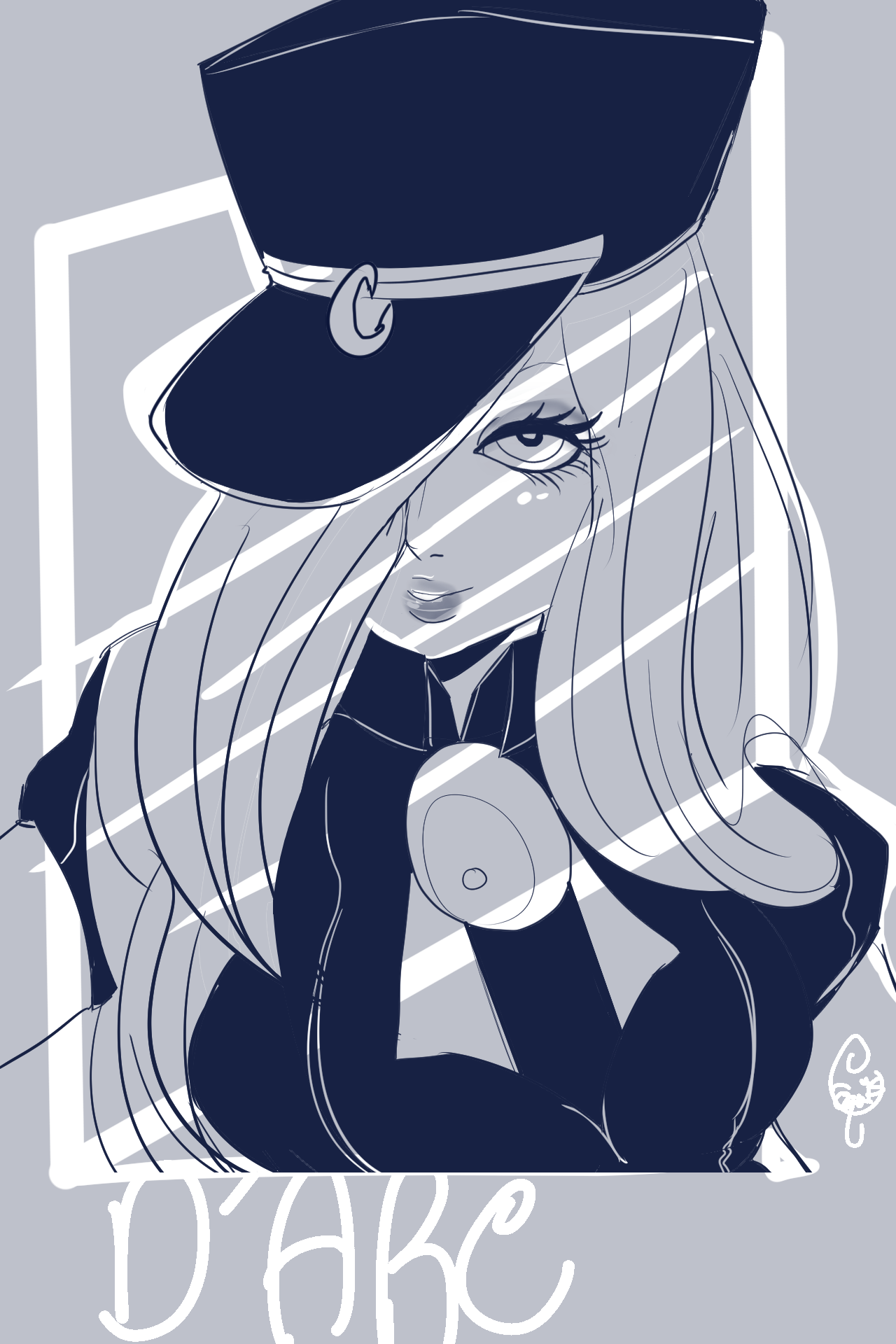 croquis:  Witch cop practice draws Should I color these? 