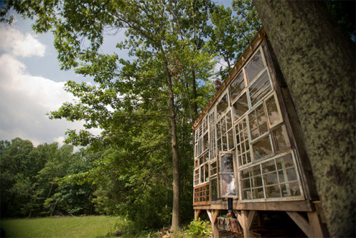 itscolossal: A Couple Leaves their Jobs to Build a House of Windows in the Mountains of West Virgini