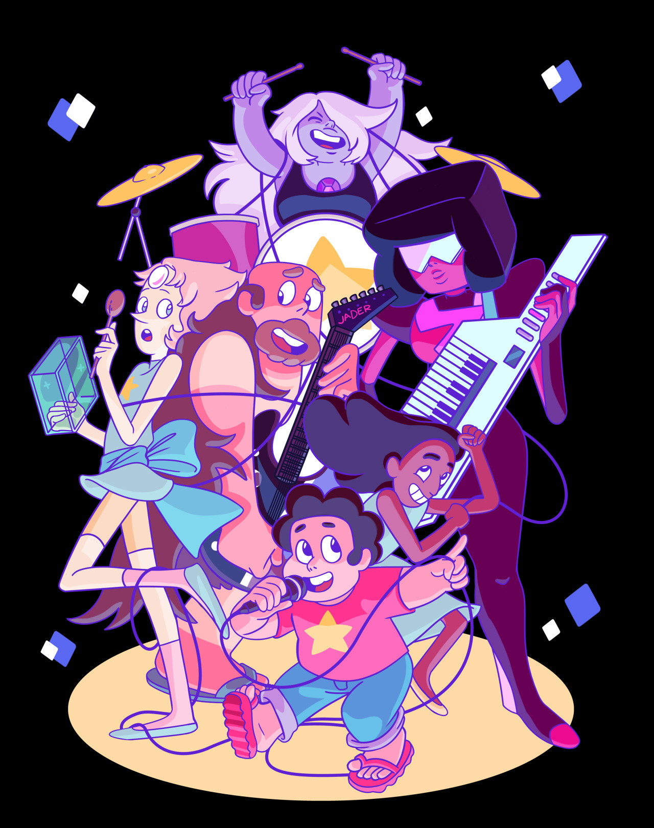 ddwitty:  So I found out about the Steven Universe t-shirt contest a bit late but