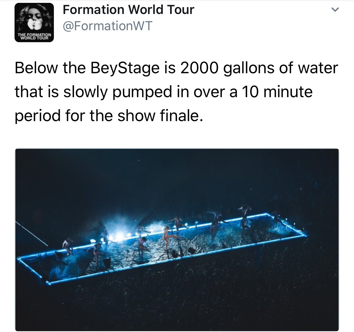 beyhive1992:  According to BBC, the Formation Tour takes …  7 Boeing 747s 90 Trucks