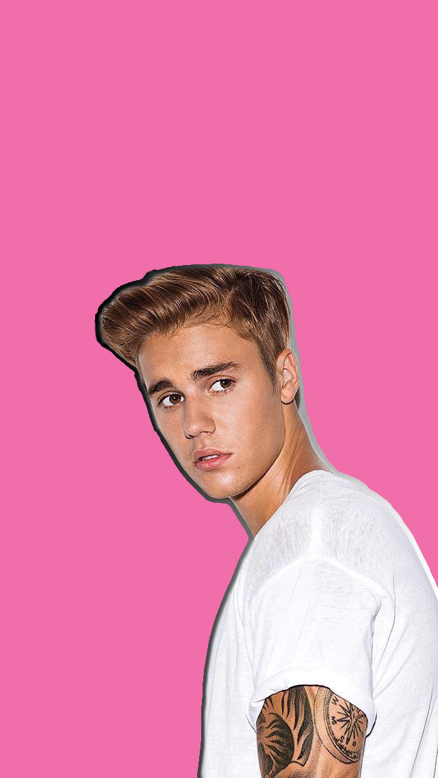 Justin Bieber pink lockscreens