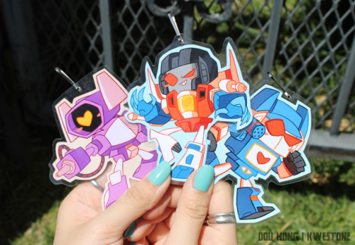 chicken-sketchies:  chicken-sketchies:    As promised, more transformers!  This time, G1 Sideswipe, G1 Sunstreaker, MTMTE Tailgate, and MTMTE Cyclonus. Tailgate is so tiny!     EDIT: 6.3.13 Added Whirl and First Aid! These will be all the transformers