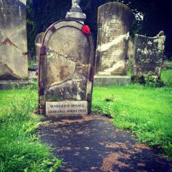 theoddmentemporium:  Margorie McCall: Lived Once, Buried Twice Legend has it that in 1705 a Mrs. Margorie McCall of Lurgan, Ireland dropped dead of a fever and was hastily buried to prevent the spread of infection. She also happened, at the time, to be