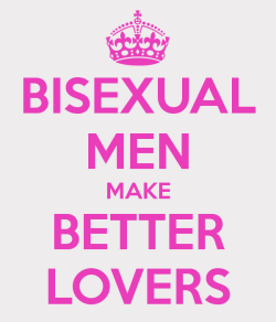 bihubbydfw:  randomstranger35: Reblog if you’re a bi male.  It’s true we do! 