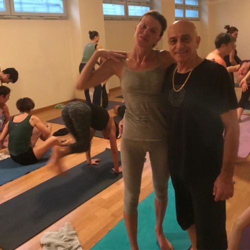 Il mio Maestro Lino ❤️❤️❤️ #linomiele #astangayoga (presso Scuola di Ashtanga Yoga)