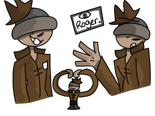 (Just Drawings Of Roger.)