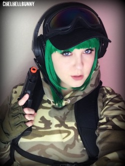 thechelhellbunny: Ela Bosak from Rainbow Six Siege. I got so heat exhausted shooting this so y’all better like it! Lmao  