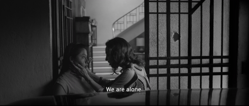 We women are always alone.