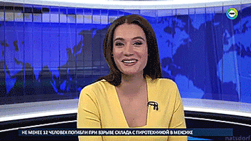 tastefullyoffensive:Happy dog interrupts Russian newscast. [full video]
