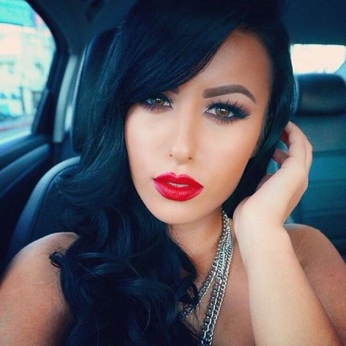 Porn Red Lip Fantasy photos