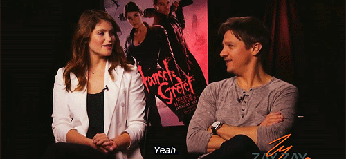 drlectah:Jeremy Renner & Gemma Arterton | interviewed about Hansel & Gretel for ZayZay.com (