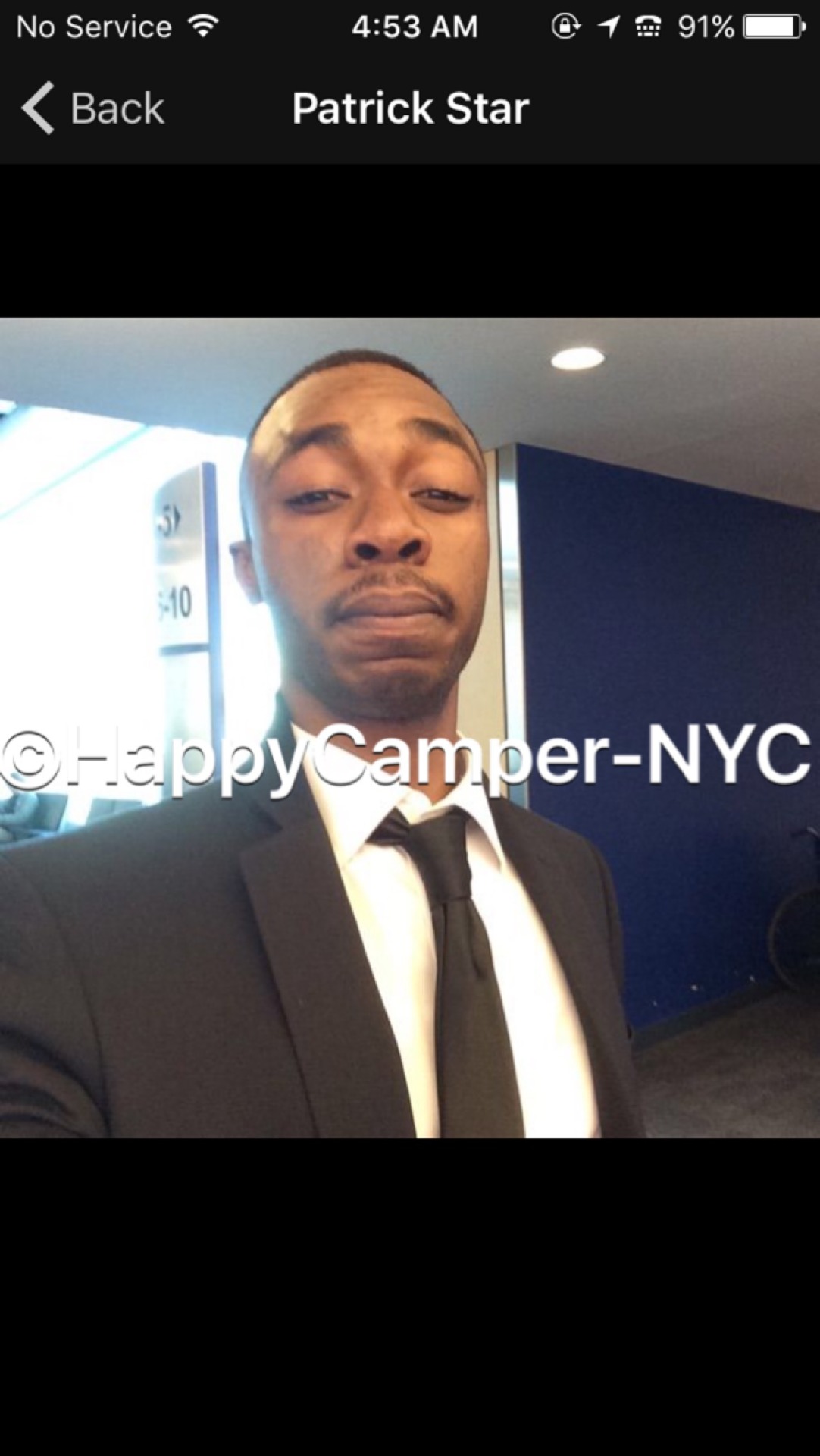 happycamper-nyc:  The Video Of Him Stroking That Big Dick is Like 😳😳😳 Lol