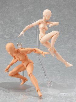 ohnoraptors:  figma archetype:she flesh color ver. figma archetype:he flesh color ver.   2015/09 Re-release!   seriously thou I need these