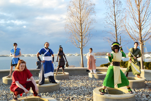 zhobot:  Sokka and Suki costumes - Avatar by *zhobot Sokka &amp; Suki // Avatar: The Last Airben