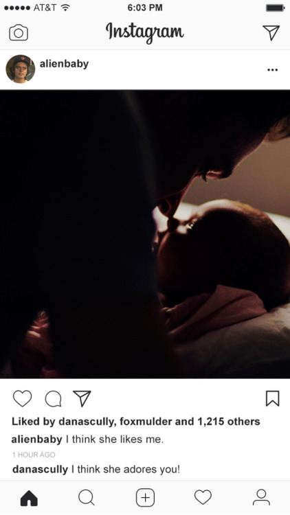 shania-twain:Mulder, Scully + family (click to enlarge)