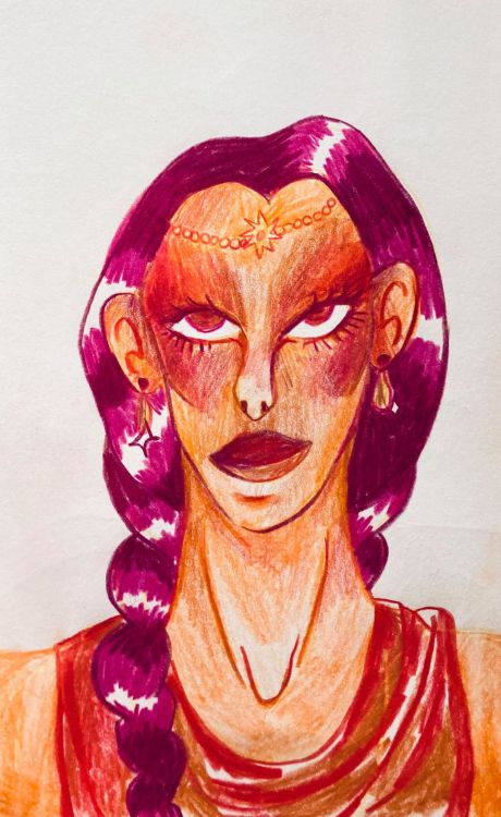 THE SAND SNAKESOBARA SAND, NYMERIA SAND, TYENE SAND, SARELLA SAND.Colored pencils on paper.Earlier t