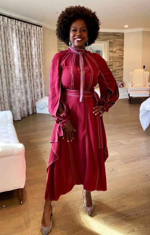 Best Dressed of The Year 2021 019/365Viola Davis wore Stella McCartney at Promoting ‘Ma Rainey’s Bla