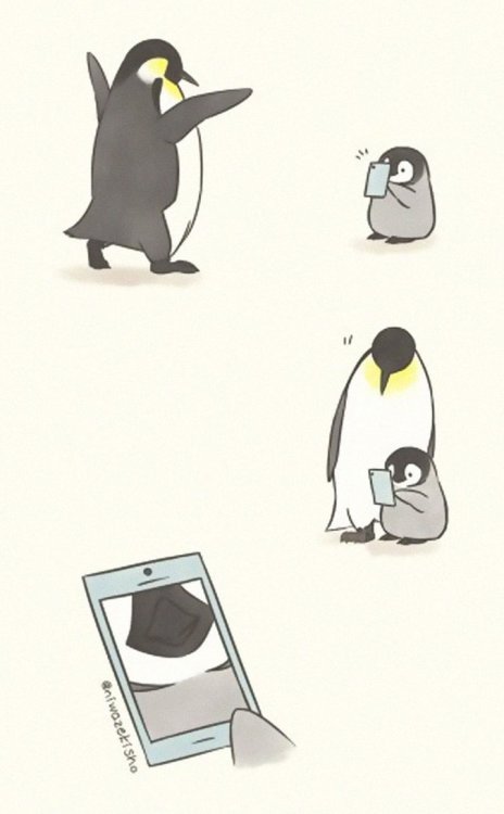 three-cheers-for-pretty-odd: justdailystories: These Comics About a Little Penguin Who Fails at Basi