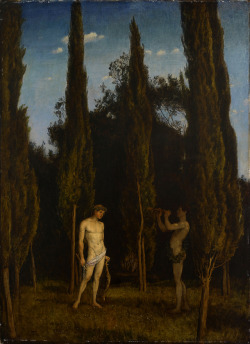 catonhottinroof:  Hans Thoma (1839–1924) Apollo