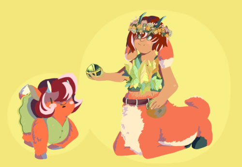 I made a couple of Elora re-interps!I was so sure that she had horns the whole time before I pulled 
