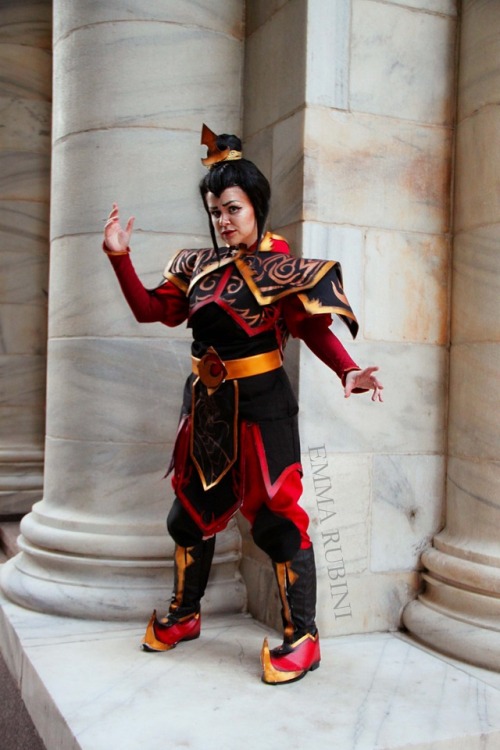 My Azula cosplay from Avatar: The Last Airbender!  I wore this last weekend at DragonCon, and I’m so
