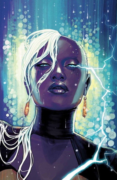 I don’t follow the series, but wow. Stunning cover for Storm #11. Zoom in and check that brushwork o