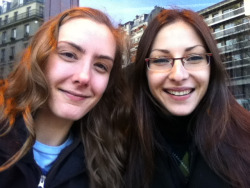 Me and Petya in Paris. She is such a beautiful