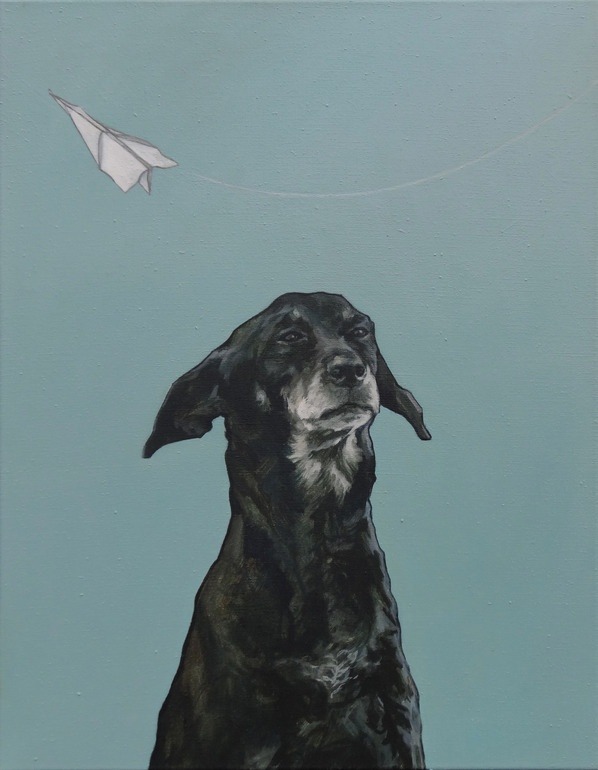 hoveringcat:  I think the dog’s expression in this painting is superb - is it unaware