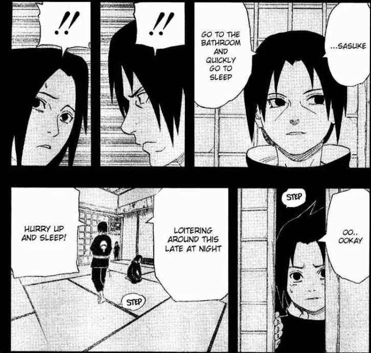 the-queen-of-itasasu:  blueviolin:  escapes-in-fiction:  blueviolin:  Itachi always