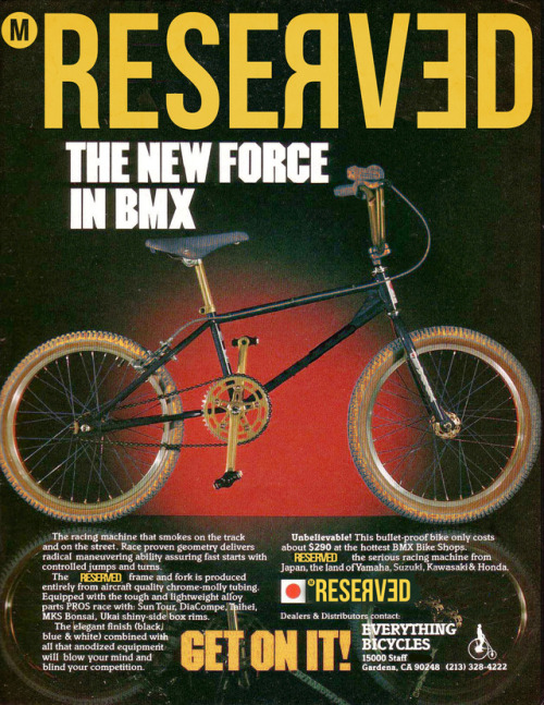 RS17 Reserved Magazine The New Force In BMX