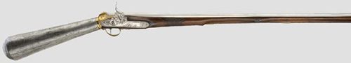 Girandoni type air rifle originating from Vienna, Austra, circa 1820′s.