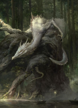 fantasy-art-engine:White Dragons by Xiaodi