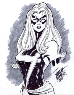 comicbookwomen:  Ms. Marvel by Joseph Mackie