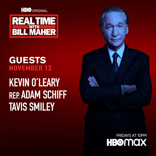 HBO Real Time Guests: Friday Nov. 12, 2021
