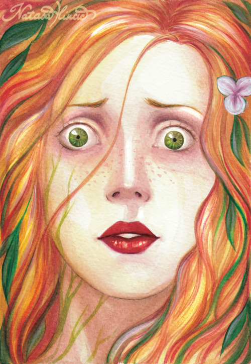 &ldquo;She saw me&rdquo;From “Agana”, an illustrated tale (available on Etsy).[Facebook • DeviantArt