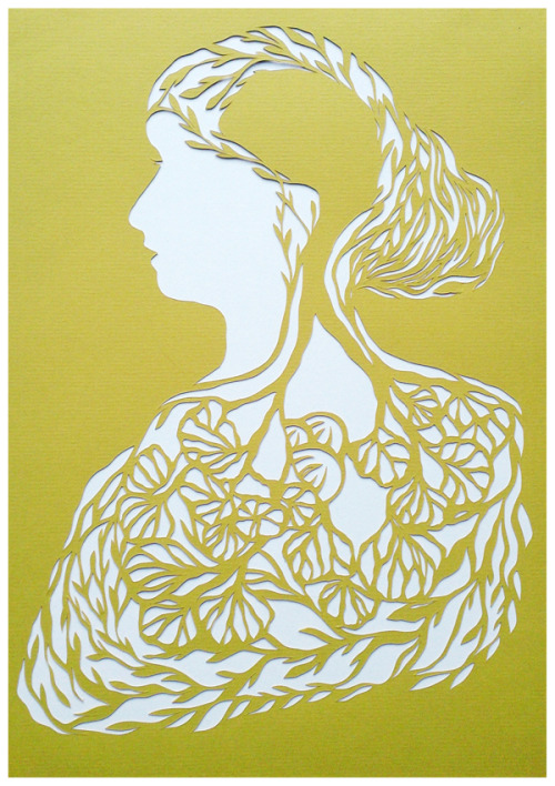 lohrien:  Papercuts by Monique van Uden behance - flickr 