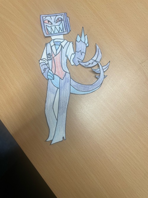 Oopsies I Cut Off His Antennae, Never Mind. Little Vox Cut Out Hes So Silly (DESIGN BY Https://deadjam6.tumblr.com/!!!!)