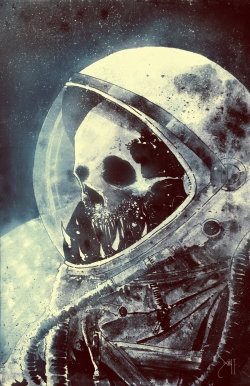 quaque-nocte-spero:  The Astronaut by Devin-Francisco  