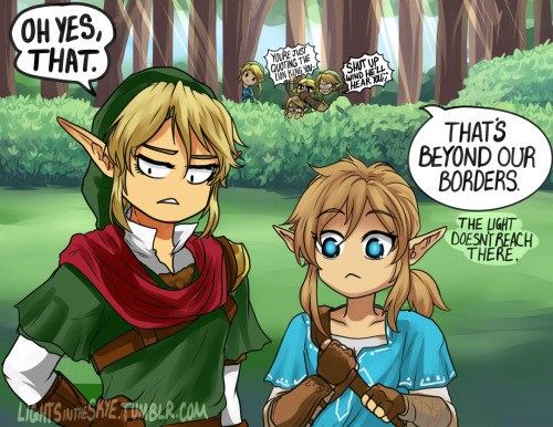 lightsintheskye:Be Prepared, Link.You’re gonna wanna click on this one to read it. I got lazy with b