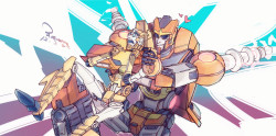 bluezooms:  A little change for an old work ^q^.I find   Rung and Kaon   are very similar in apprance.so i do sth interesting _(:зゝ∠)_