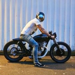 spiriteddrivemagazine:  “@motoculturalist | #motoculturalist Nils of @fatemotorcycles on his latest ‘NOMAD’ CB500t build.  See more of this bike @caferacergram #caferacergram #fatecustoms #fatemotorcycles #caferacer #caferacers #hondacaferacer #cb500