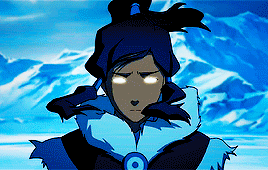 demisexualmako:korra character meme↳ 5 scenes → entering the avatar state for the first time [2/5]
